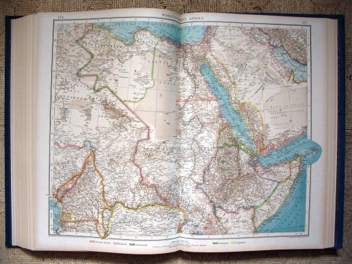 Andrees Handatlas 1921
Noordoost-Afrika (kaart 176.177)