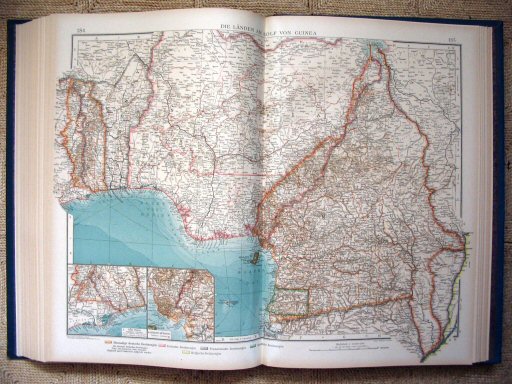Andrees Handatlas 1921
Golf van Guinea (kaart 184.185)
