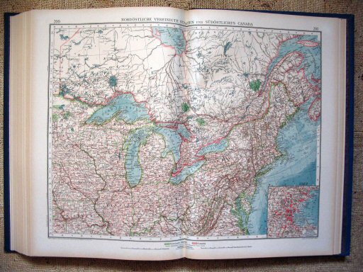 Andrees Handatlas 1921
Verenigde Staten NO (kaart 200.201)