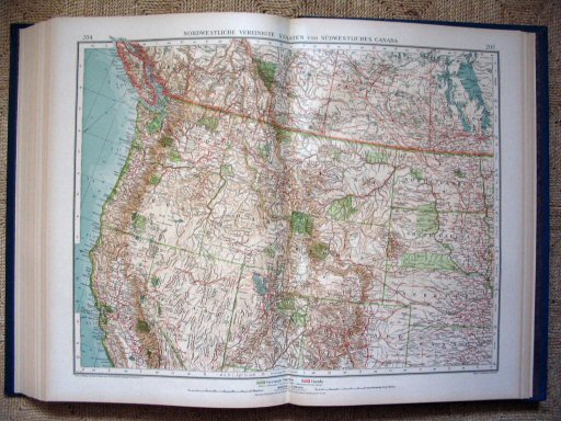 Andrees Handatlas 1921
Verenigde Staten NW (kaart 204.205)