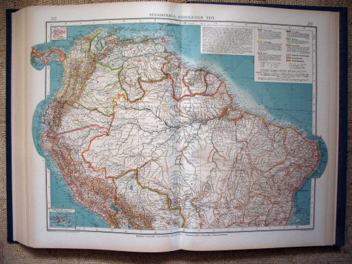 Andrees Handatlas 1921
Zuid-Amerika, noord (kaart 212.213)
