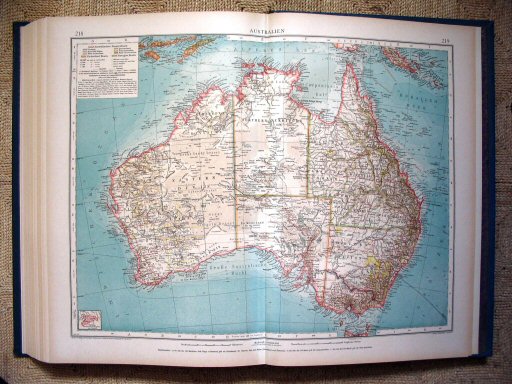 Andrees Handatlas 1921
Australië (kaart 218.219)