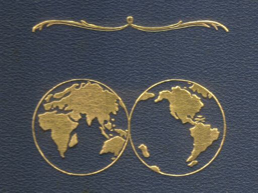 Andrees Handatlas 1922
Voorkant atlasband, detail / Front cover atlas volume, detail