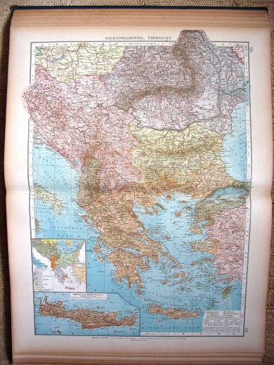 Andrees Handatlas 1922
130.131. Balkanhalbinsel, Übersicht