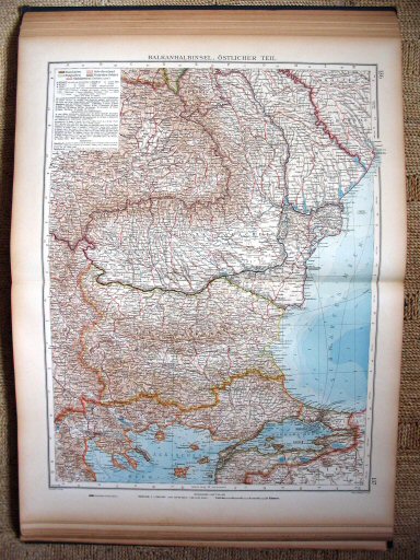 Andrees Handatlas 1922
136.137. Balkanhalbinsel, östlicher Teil