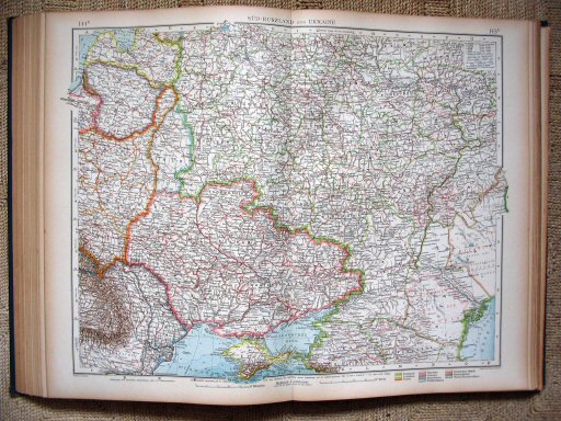 Andrees Handatlas 1922
144b.145b. Süd-Ruszland und Ukraine