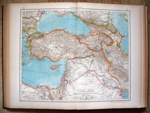Andrees Handatlas 1922
152.153. Vorder-Asien