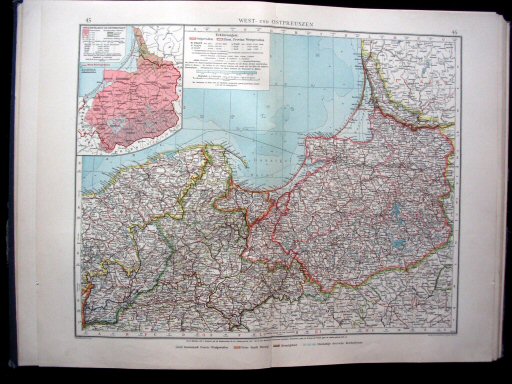 Andrees Handatlas 1924/25
45.46. West- und Ostpreuszen