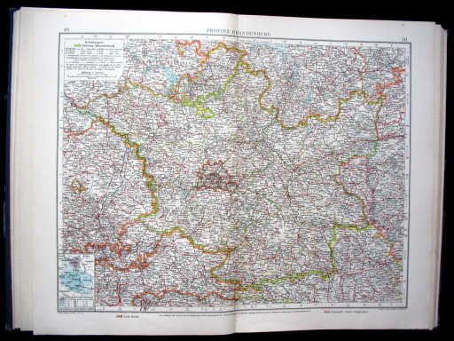 Andrees Handatlas 1924/25
49.50. Provinz Brandenburg