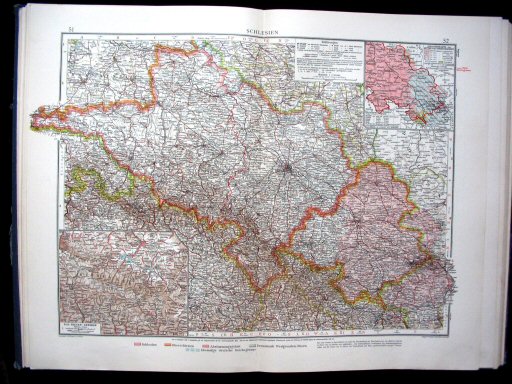 Andrees Handatlas 1924/25
51.52. Schlesien