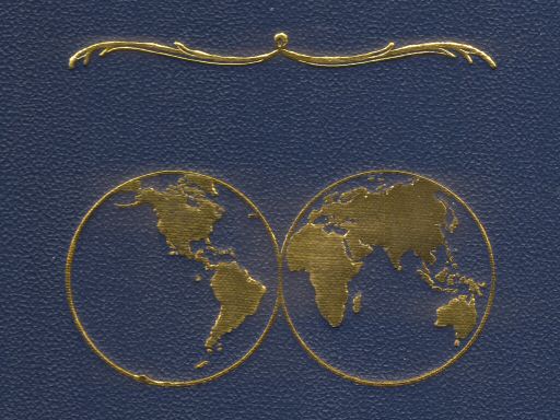 Andrees Handatlas 1930
Voorkant atlasband, detail / Front cover atlas volume, detail