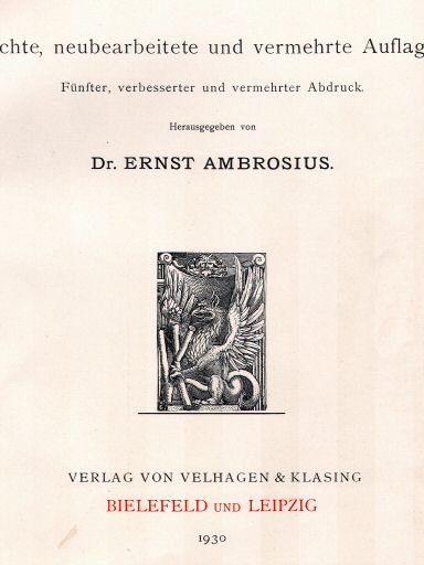 Andrees Handatlas 1930
Atlasband, titelpagina (detail) / Atlas volume, title page (detail)