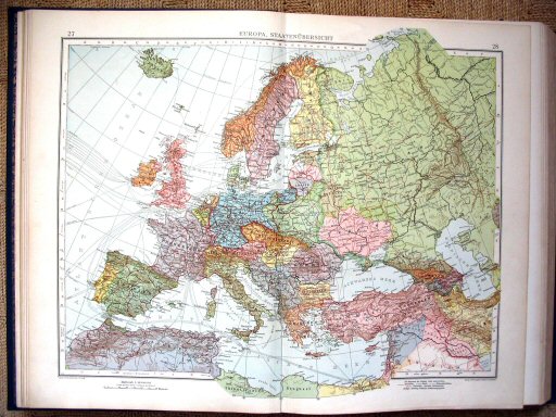 Andrees Handatlas 1930
27.28. Europa, Staatenübersicht