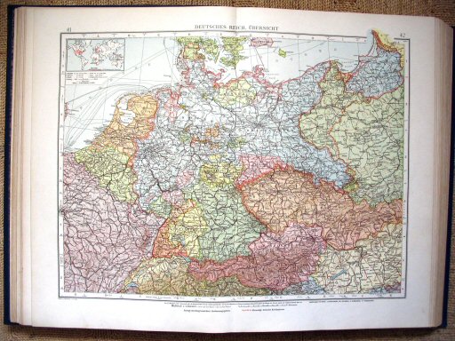 Andrees Handatlas 1930
41.42. Deutsches Reich, Übersicht