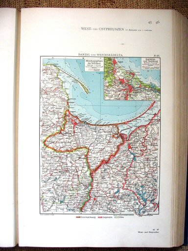 Andrees Handatlas 1930
R.45. Danzig und Weichseldelta