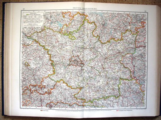 Andrees Handatlas 1930
49.50. Provinz Brandenburg