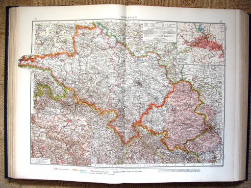 Andrees Handatlas 1930
51.52. Schlesien