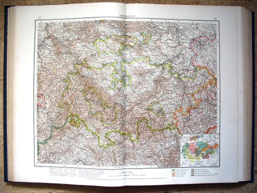 Andrees Handatlas 1930
55.56. Thüringen