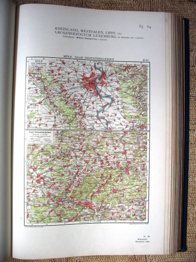 Andrees Handatlas 1930
R.63. Köln. Saar-Industriegebiet