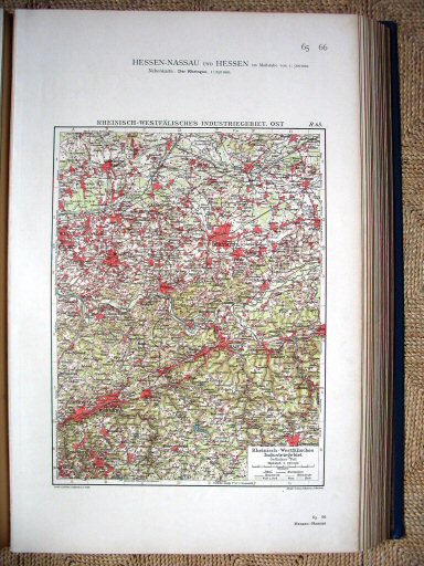 Andrees Handatlas 1930
R.65. Rheinisch-Westfälisches Industriegebiet. Ost