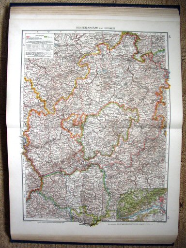 Andrees Handatlas 1930
65.66. Hessen-Nassau und Hessen