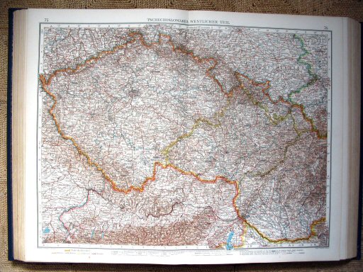 Andrees Handatlas 1930
75.76. Tschechoslowakei, westlicher Teil