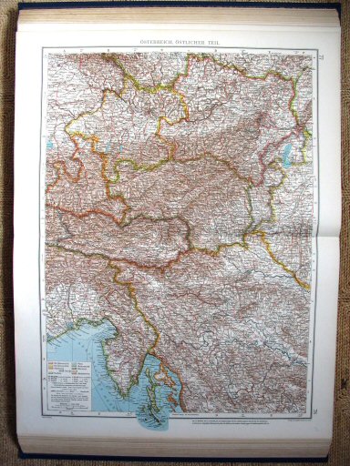 Andrees Handatlas 1930
77.78. Österreich, östlicher Teil