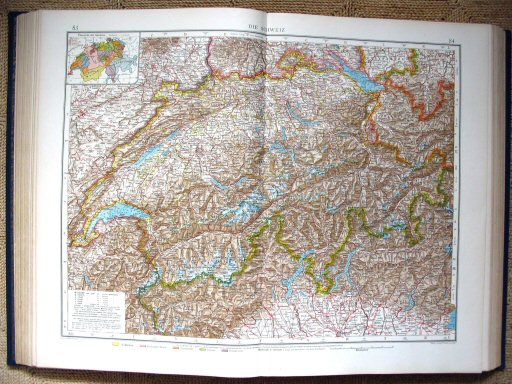 Andrees Handatlas 1930
83.84. Die Schweiz