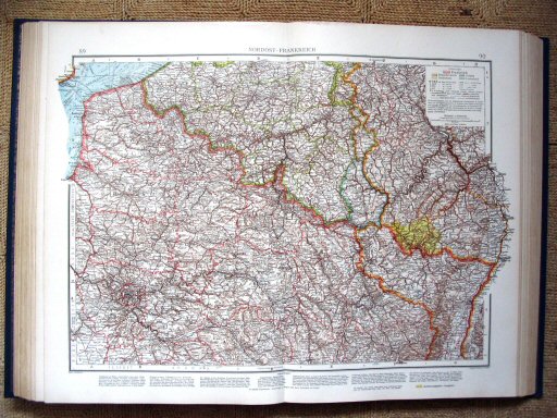 Andrees Handatlas 1930
89.90. Nordost-Frankreich