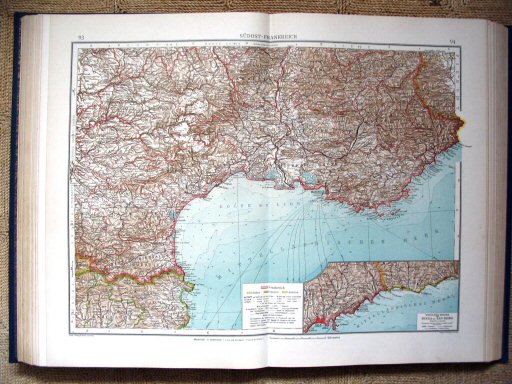 Andrees Handatlas 1930
93.94. Südost-Frankreich