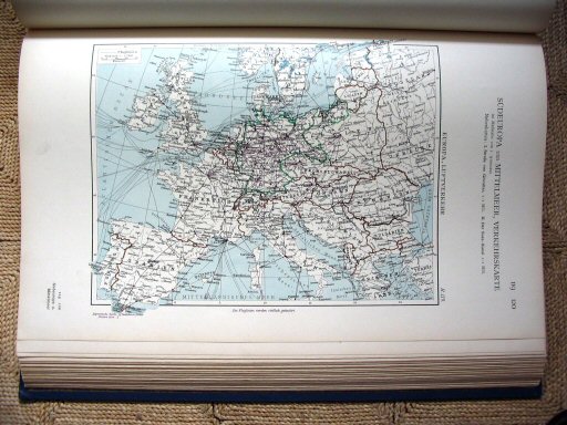 Andrees Handatlas 1930
R.119. Europa, Luftverkehr