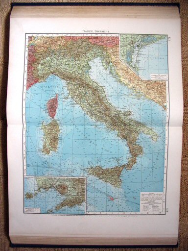 Andrees Handatlas 1930
123.124. Italien, Übersicht