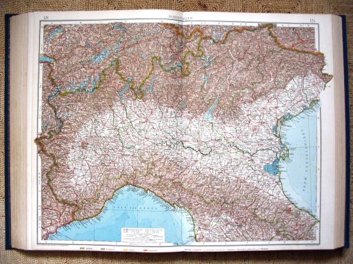 Andrees Handatlas 1930
125.126. Norditalien