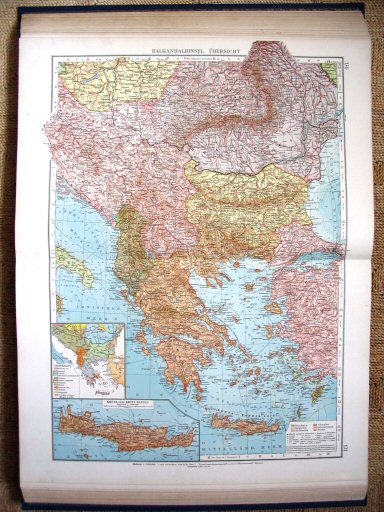 Andrees Handatlas 1930
130.131. Balkanhalbinsel, Übersicht