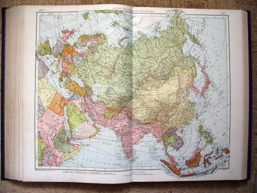 Andrees Handatlas 1930
146a.147a. Asien, politische Übersicht