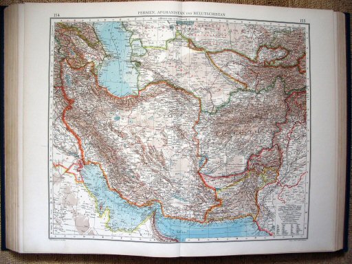Andrees Handatlas 1930
154.155. Persien, Afghanistan und Belutschistan
