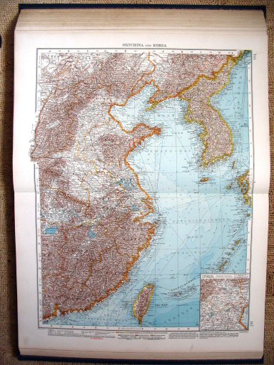 Andrees Handatlas 1930
166.167. Ostchina und Korea