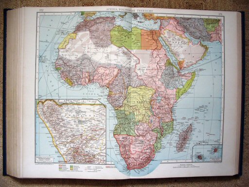 Andrees Handatlas 1930
172.173. Afrika, politische Übersicht