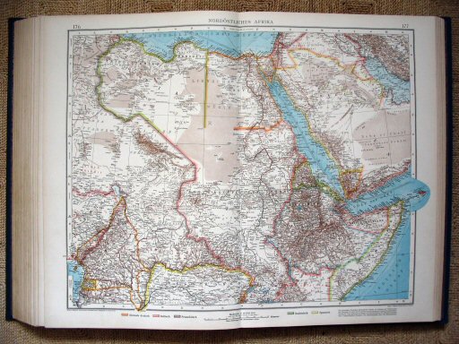 Andrees Handatlas 1930
176.177. Nordöstliches Afrika