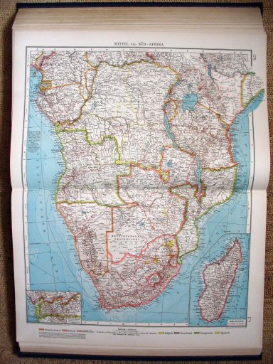 Andrees Handatlas 1930
178.179. Mittel und Süd-Afrika