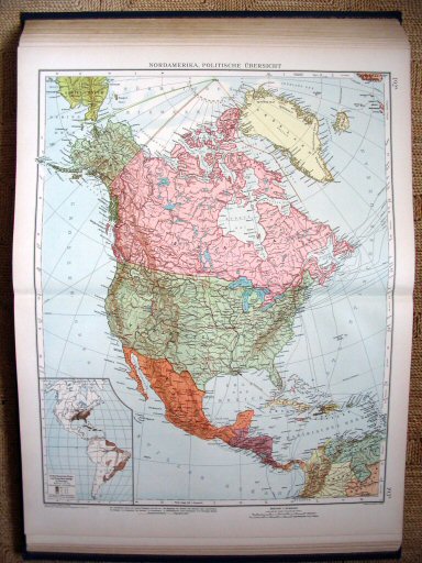 Andrees Handatlas 1930
192a.193a. Nordamerika, politische Übersicht