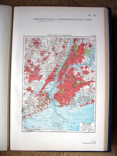 Andrees Handatlas 1930
R.198. New York und Umgebung