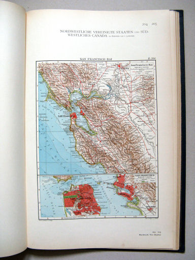 Andrees Handatlas 1930
R.204. San Francisco-Bai