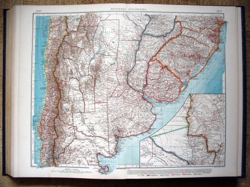 Andrees Handatlas 1930
214a.215a. Mittleres Südamerika