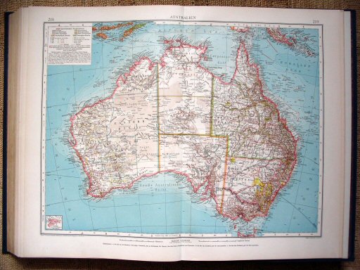 Andrees Handatlas 1930
218.219. Australien