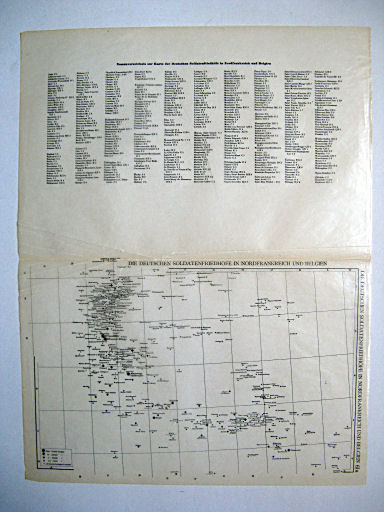 Andrees Handatlas 1937
61a. Die Deutschen Soldatenfriedhöfe in Nordfrankreich und Belgien