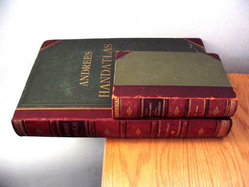 Handboek Andrees 1899
Handboek en atlas