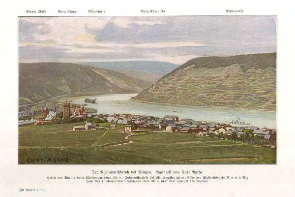 Handboek Andrees 1909-10
De Rijn bij Bingen, p. I-496