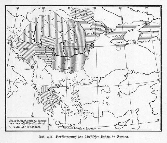 Handboek Andrees 1909-10
Het Ottomaanse Rijk in Europa (vanaf 1699), p. I-728