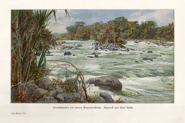 Handboek Andrees 1909-10
Stroomversnelling Amazone-rivier, p. II-452
